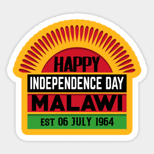 Happy Independence day celebration Malawi Sticker